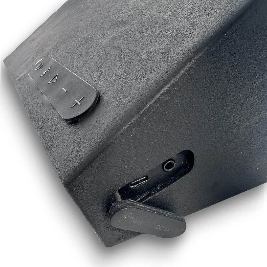 Charging ports under a flap